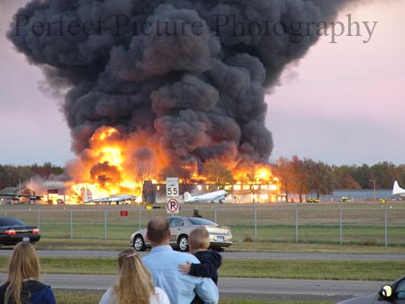 Yankee Air Museum Fire j