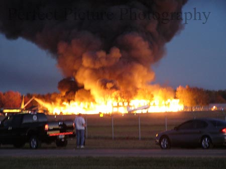 Yankee Air Museum Fire m